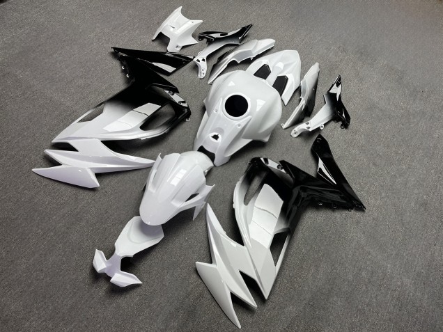 Purchase 2020-2026 Glossy Black & White Gradient Kawasaki Ninja 650 EX650 Motorcycle Fairings UK