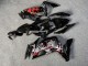 Purchase 2020-2026 Glossy Black with White Dragon & Red Cherry Blossom Kawasaki Ninja 650 EX650 Motorcycle Fairings UK