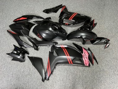 Purchase 2020-2026 Matte Glossy Black Split Anime Kawasaki Ninja 650 EX650 Motorcycle Fairings UK