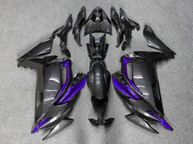 Purchase 2020-2026 Glossy Carbon Fiber Purple Kawasaki Ninja 650 EX650 Motorcycle Fairings UK