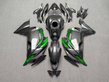 Purchase 2020-2026 Glossy Carbon Fiber Style Green Kawasaki Ninja 650 EX650 Motorcycle Fairings UK