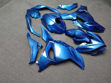 Purchase 2024-2026 Deep Blue Metallic Kawasaki Ninja 500 EX500 Motorcycle Fairings UK