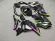 Purchase 2024-2026 Glossy Black with Green & Purple Kawasaki Ninja 500 EX500 Motorcycle Fairings UK