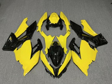 Purchase 2018-2024 Glossy Yellow Black Kawasaki Ninja 400 EX400 Motorcycle Fairings UK