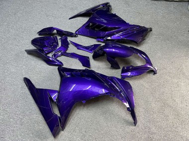 Purchase 2013-2017 Glossy Purple Kawasaki Ninja 300 EX300 Motorcycle Fairings UK