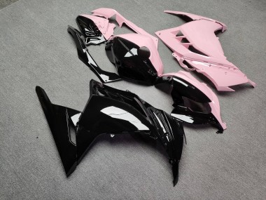 Purchase 2013-2017 Glossy Black & Baby Pink Split Kawasaki Ninja 300 EX300 Motorcycle Fairings UK