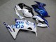 Purchase 2013-2017 Glossy Blue & White with Black Shattered Split Kawasaki Ninja 300 EX300 Motorcycle Fairings UK