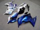 Purchase 2013-2017 Glossy Blue & White with Black Shattered Split Kawasaki Ninja 300 EX300 Motorcycle Fairings UK