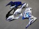 Purchase 2013-2017 Glossy Blue & White with Black Shattered Split Kawasaki Ninja 300 EX300 Motorcycle Fairings UK