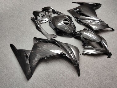 Purchase 2013-2017 Glossy Carbon Fiber Style Kawasaki Ninja 300 EX300 Motorcycle Fairings UK