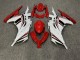 Purchase 2013-2017 Glossy Red White Black Kawasaki Ninja 300 EX300 Motorcycle Fairings UK