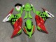 Purchase 2013-2017 Glossy Light Green & Red with Black & White Kawasaki Ninja 300 EX300 Motorcycle Fairings UK