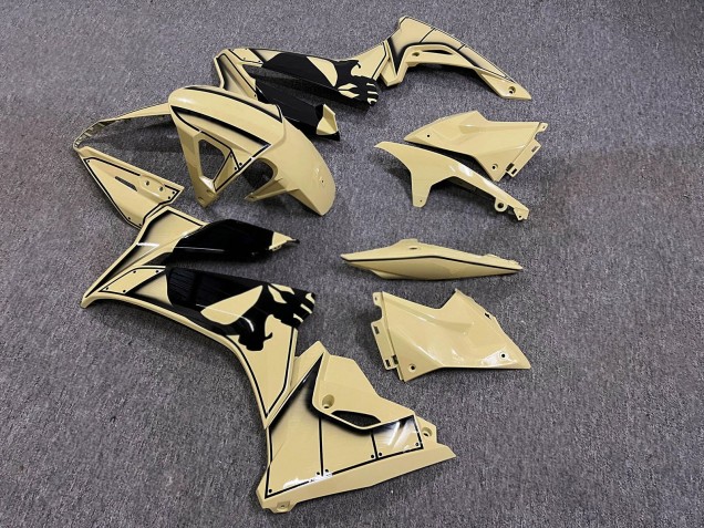 Purchase 2024-2025 Glossy Desert Tan with Black Punisher Suzuki GSX8R Motorcycle Fairings UK