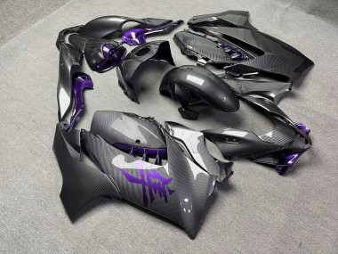 Purchase 2021-2025 Glossy Carbon Fiber Style with Purple Suzuki GSXR 1300 Hayabusa Motorcycle Fairings UK