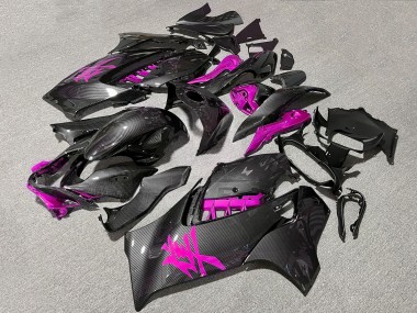 Purchase 2021-2025 Glossy Carbon Fiber Style with Pink Suzuki GSXR 1300 Hayabusa Motorcycle Fairings UK