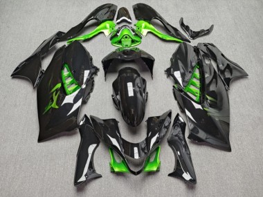 Purchase 2021-2025 Glossy Black Green Suzuki GSXR 1300 Hayabusa Motorcycle Fairings UK