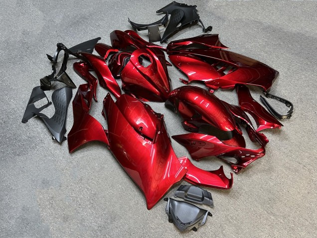 Purchase 2021-2025 Glossy Red Suzuki GSXR 1300 Hayabusa Motorcycle Fairings UK