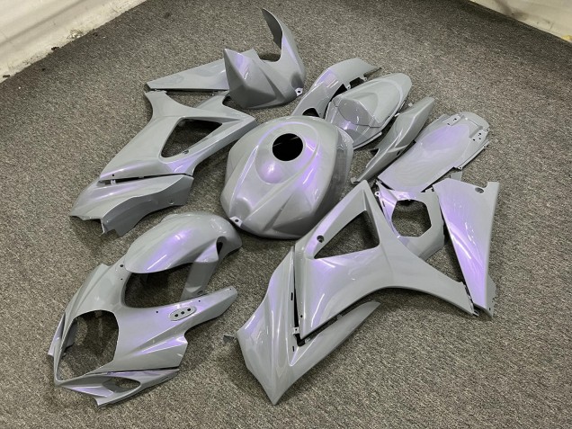 Purchase 2007-2008 Glossy Nardo Grey & Purple Chameleon Suzuki GSXR 1000 Motorcycle Fairings UK