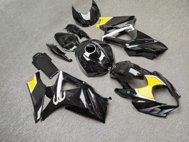 Purchase 2007-2008 Glossy Black Yellow White Suzuki GSXR 1000 Motorcycle Fairings UK
