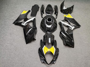 Purchase 2007-2008 Glossy Black Yellow White Suzuki GSXR 1000 Motorcycle Fairings UK