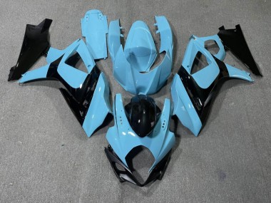 Purchase 2007-2008 Glossy Black Teal Suzuki GSXR 1000 Motorcycle Fairings UK