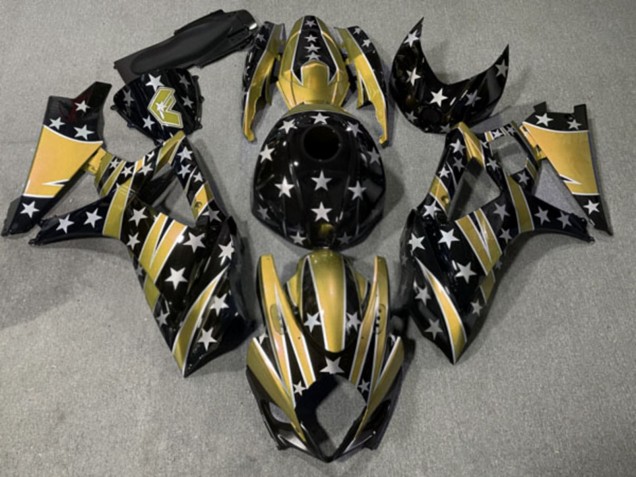 Purchase 2007-2008 Glossy Gold Star Suzuki GSXR 1000 Motorcycle Fairings UK
