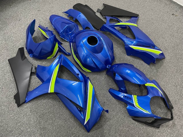Purchase 2007-2008 Glossy Blue Green Suzuki GSXR 1000 Motorcycle Fairings UK