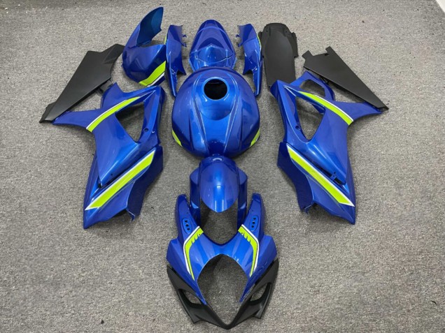 Purchase 2007-2008 Glossy Blue Green Suzuki GSXR 1000 Motorcycle Fairings UK