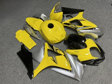 Purchase 2007-2008 Glossy Yellow & Silver with Black Oem Suzuki GSXR 1000 Motorcycle Fairings UK