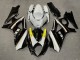 Purchase 2007-2008 Glossy Black White Suzuki GSXR 1000 Motorcycle Fairings UK