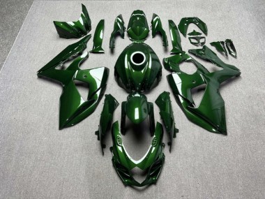 Purchase 2009-2016 Glossy Green Carbon Fiber Style Suzuki GSXR 1000 Motorcycle Fairings UK