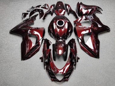 Purchase 2009-2016 Glossy Red Carbon Fiber Style Suzuki GSXR 1000 Motorcycle Fairings UK