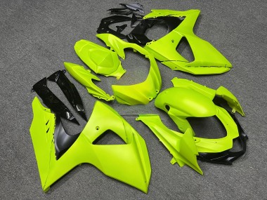 Purchase 2009-2016 Matte Fluorescent Yellow Glossy Black Suzuki GSXR 1000 Motorcycle Fairings UK