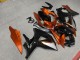 Purchase 2009-2016 Glossy Black Burnt Orange Suzuki GSXR 1000 Motorcycle Fairings UK