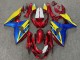 Purchase 2009-2016 Yellow Red Blue Suzuki GSXR 1000 Motorcycle Fairings UK