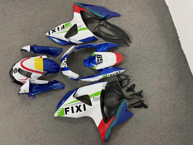 Purchase 2009-2016 Blue White Black Green Suzuki GSXR 1000 Motorcycle Fairings UK