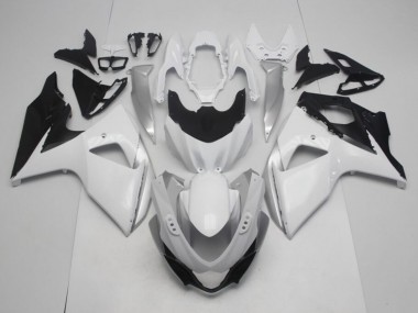Purchase 2009-2016 Glossy White Silver Suzuki GSXR 1000 Motorcycle Fairings UK