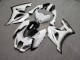 Purchase 2017-2025 Glossy White & Black Gradient Suzuki GSXR 1000 Motorcycle Fairings UK