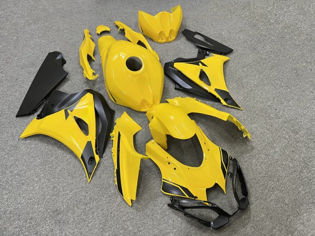 Purchase 2017-2025 Glossy Yellow & Matte Black Suzuki GSXR 1000 Motorcycle Fairings UK
