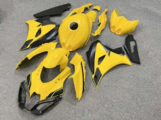 Purchase 2017-2025 Glossy Yellow & Matte Black Suzuki GSXR 1000 Motorcycle Fairings UK