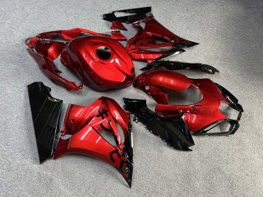 Purchase 2017-2025 Glossy Candy Red & Black Suzuki GSXR 1000 Motorcycle Fairings UK