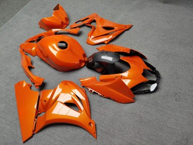 Purchase 2017-2025 Glossy Orange with Carbon Fiber Style Suzuki GSXR 1000 Motorcycle Fairings UK
