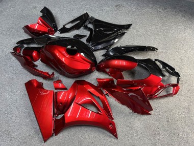 Purchase 2017-2025 Glossy Black & Red Split Suzuki GSXR 1000 Motorcycle Fairings UK