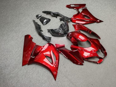 Purchase 2017-2025 Glossy Candy Red Forged Carbon Fiber Style Suzuki GSXR 1000 Motorcycle Fairings UK