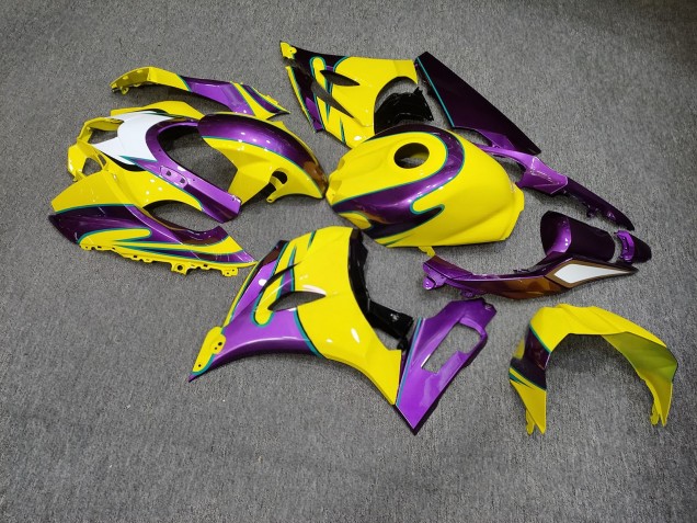 Purchase 2017-2025 Glossy Yellow Purple Suzuki GSXR 1000 Motorcycle Fairings UK