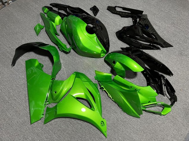 Purchase 2017-2025 Glossy Green Black Split Suzuki GSXR 1000 Motorcycle Fairings UK