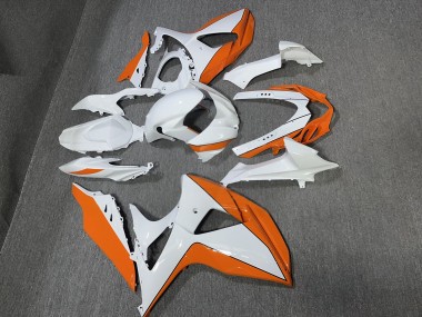 Purchase 2017-2025 Glossy White Orange Suzuki GSXR 1000 Motorcycle Fairings UK