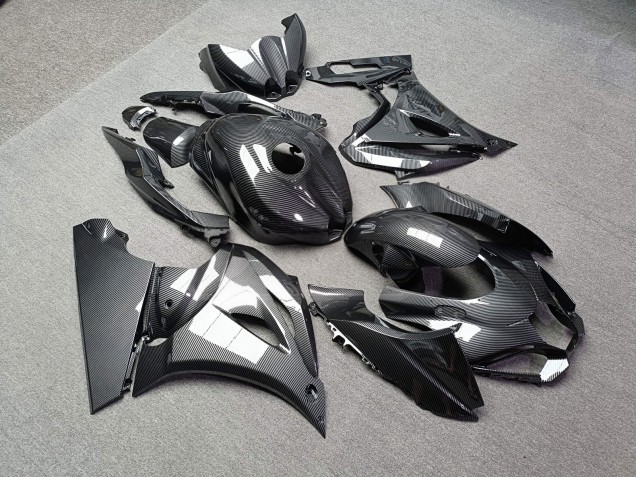 Purchase 2017-2025 Glossy Carbon Fiber Style Suzuki GSXR 1000 Motorcycle Fairings UK