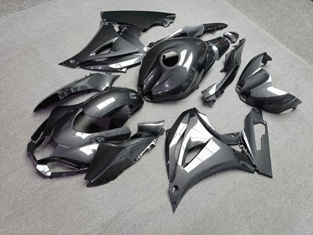 Purchase 2017-2025 Glossy Carbon Fiber Style Suzuki GSXR 1000 Motorcycle Fairings UK