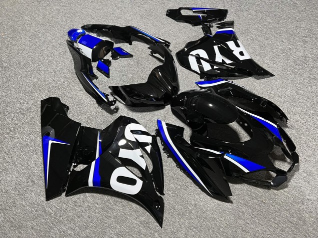 Purchase 2017-2025 Glossy Black & Blue with White Suzuki GSXR 1000 Motorcycle Fairings UK